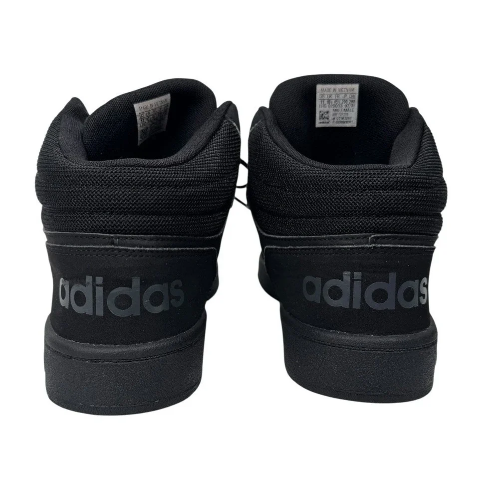 Adidas Mens Hoops 2.0 Mid‎ FV7229 Black Shoes Sneakers Size 11
